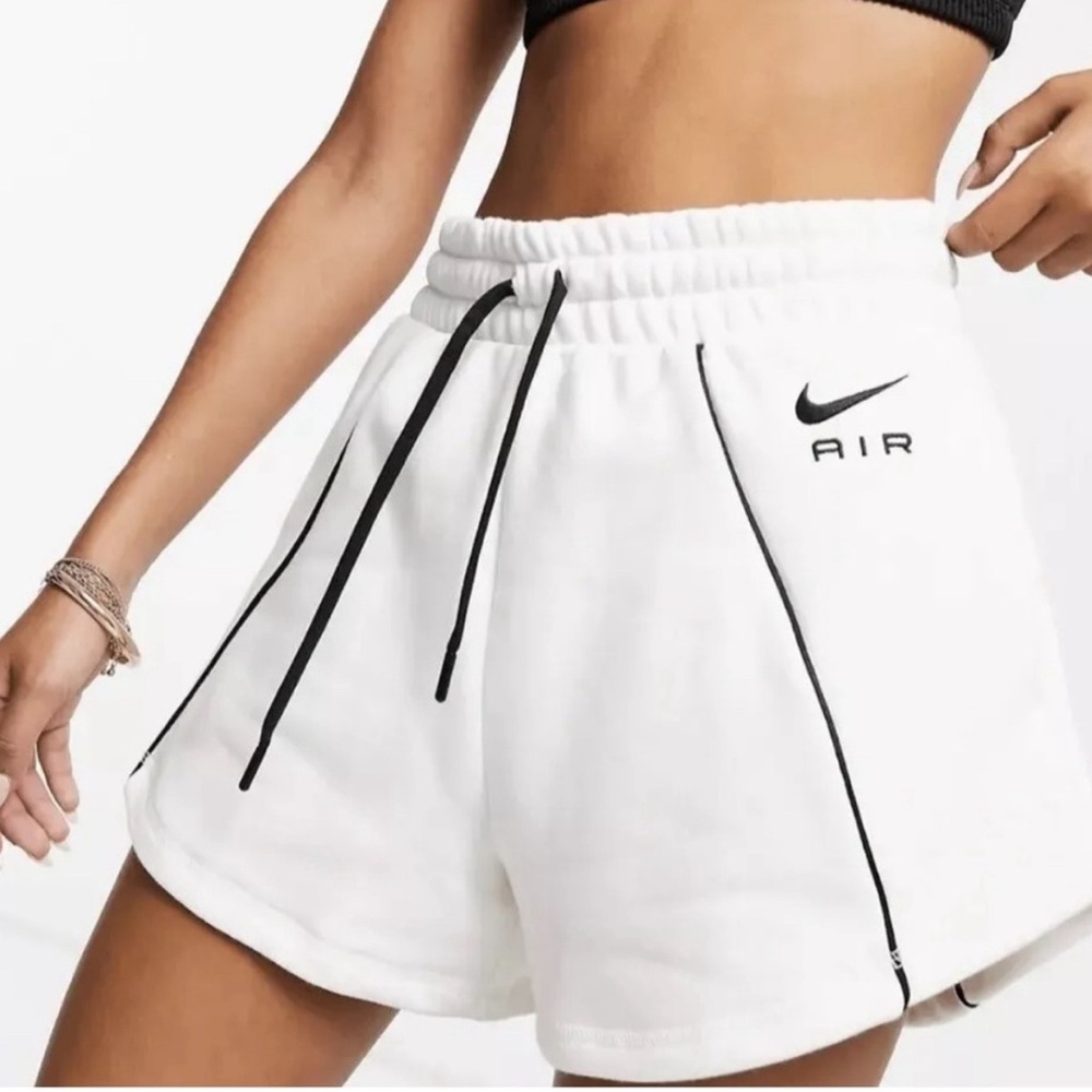 Nike Air Fleece Shorts in White